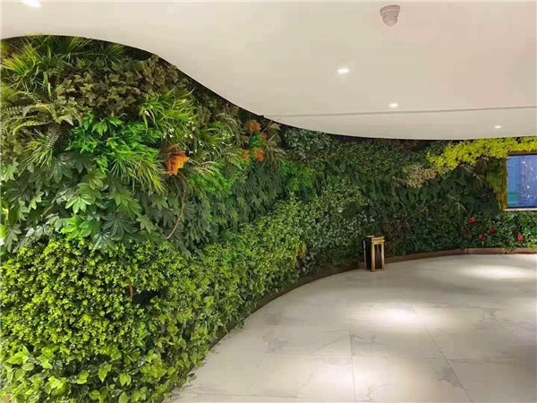 商場通道仿真植物墻